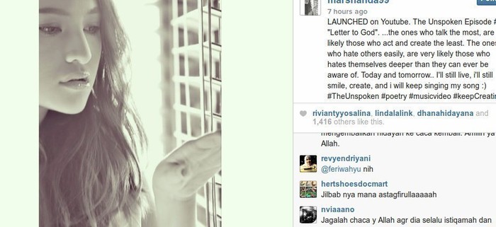 Berhasil Lepas dari Sekapan, Marshanda Gembira Bisa Tulis Puisi Lagi