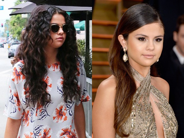 Selena Gomez Lebih Cantik Berambut Keriting atau Lurus?