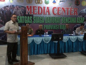 Dari Riau, Menhut akan Terbang ke Kalimatan Pantau Kebakaran Hutan