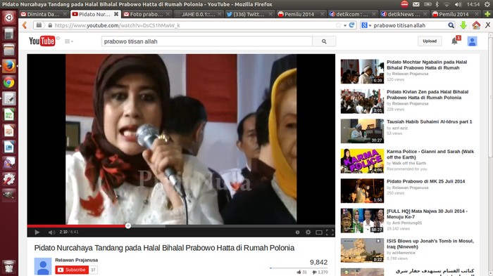 Video Pendukung Sebut Prabowo Titisan Allah Heboh di Dunia Maya