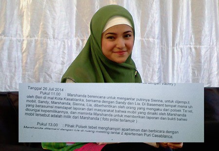 Datangi Polsek Tebet, Ibunda Marshanda: Aku Mau Kasih Obat ke Anakku