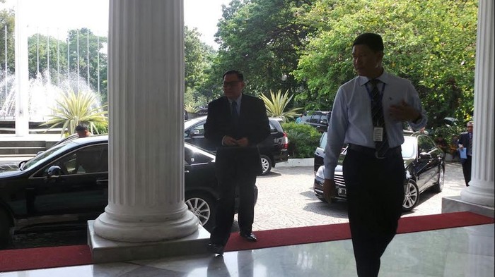 Gubernur BI Agus Marto Temui Jokowi