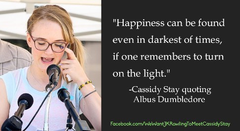 Gadis 15 Tahun Selamat Karena Petuah Dumbledore