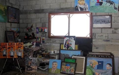 Mohammad Qureirai, Seniman Gaza yang Ditolak Israel untuk Pameran