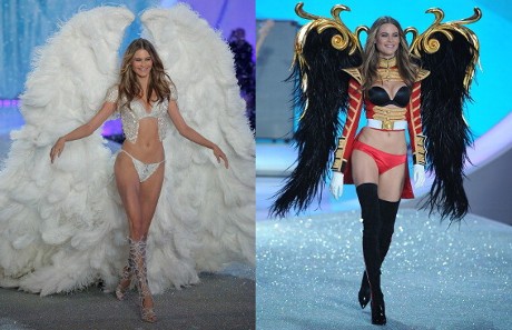Gaya Seksi Behati Prinsloo Ber-Lingerie untuk Victorias Secret