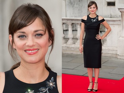 Marion Cotillard Anggun Bergaun Hitam