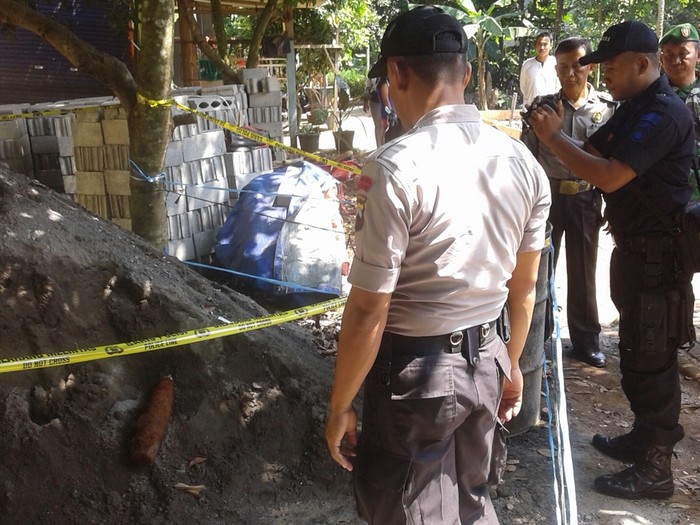 Buruh Bangunan di Semarang Temukan Mortir Aktif Sisa Penjajahan Belanda