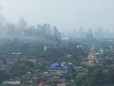 Kebakaran Terjadi Dekat Pemakaman Jeruk Purut