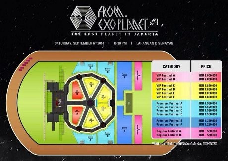 Cara membeli tiket konser exo