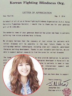 Fans SNSD Indonesia Ikut Bantu Lawan Kebutaan di Korea