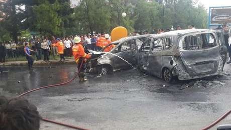 3 Mobil Terbakar di Bintaro, Polisi: Pengemudi Freed Terus Melaju Setelah Tabrak Motor