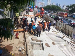 Pembangunan MRT Berlanjut di Istora dan Benhil, Ini Rekayasa Lalinnya