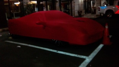 Ferrari yang Ditahan Polda Metro Kini Bertudung Merah