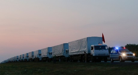 Ukraina Bersumpah Hadang Konvoi Truk Bantuan Kemanusiaan Rusia