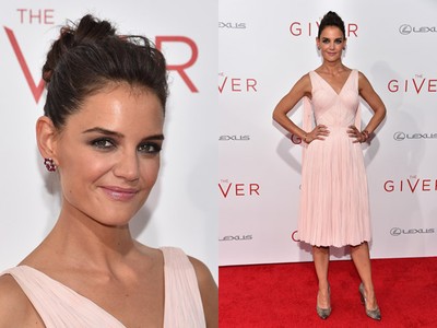 Pretty in Pink Katie Holmes