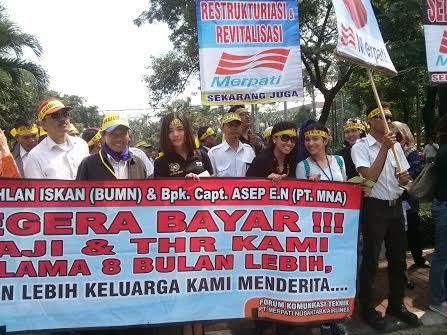 Karyawan Tak Dapat Gaji dan THR, Ini Kata Bos Merpati