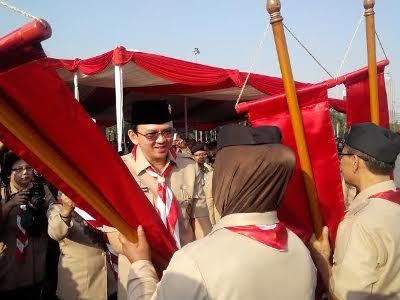 Kala Ahok Jadi Kakak Pembina di Monas: Syukur Ada Pramuka