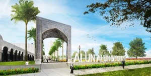 Indahnya New Alun-alun Bandung, Taman Dibuat Bernuansa Timteng dan Sunda