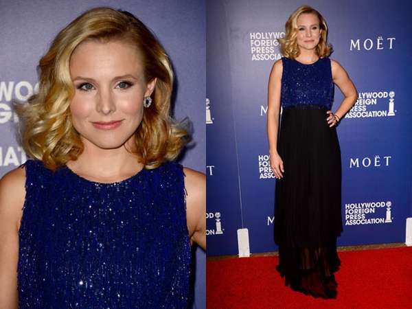 Hamil, Kristen Bell Tampil Glamour Hamil, Kristen Bell Tampil Glamour