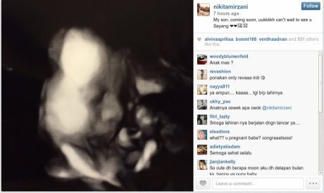 Nikita Mirzani Pamer Foto Anak Kedua