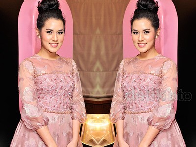 So Pretty... Raisa Tampil Bak Princess
