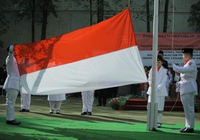 Upacara Peringatan HUT ke-69 RI di Moskow