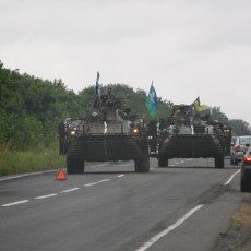 Rombongan Warga Sipil Pengungsi Ukraina Diserang Separatis Pro-Rusia