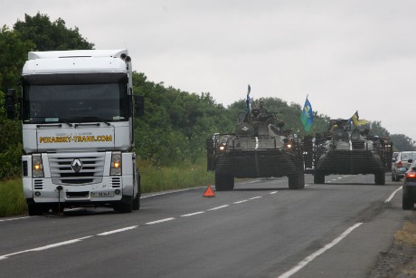 Rombongan Warga Sipil Pengungsi Ukraina Diserang Separatis Pro-Rusia