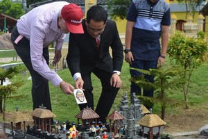 Wah, Ada Topeng Barong Bali dari LEGO di Legoland Malaysia