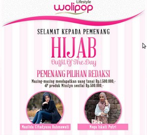 Pengumuman! Ini 5 Hijabers yang Menang Kontes Hijab OOTD Wolipop