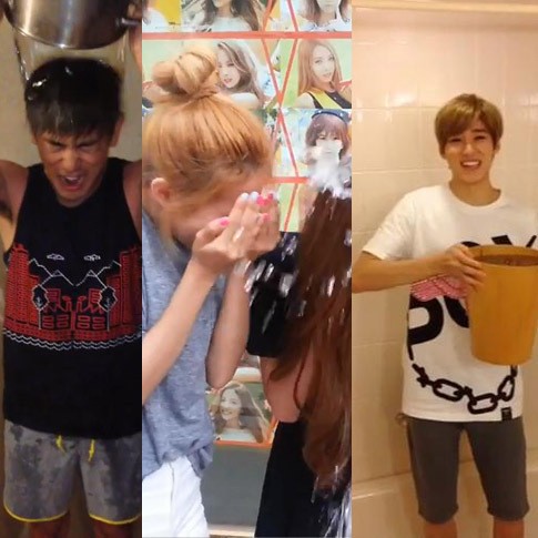 Idola KPop Ramai-ramai Lakukan Ice Bucket Challenge