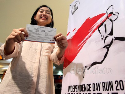 Peserta Independence Day Run Mulai Daftar