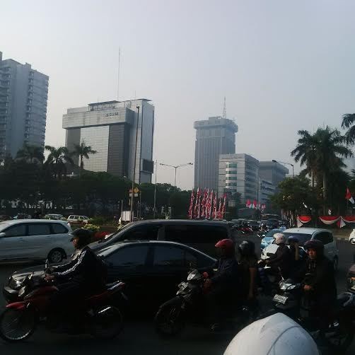 Jalan Merdeka Barat Ditutup, Lalin Alternatif Padat
