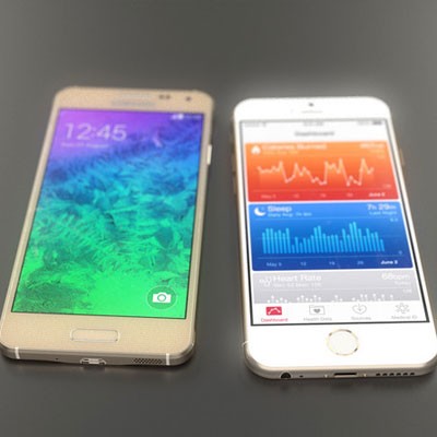 Ketika iPhone 6 Bersanding dengan Galaxy Alpha