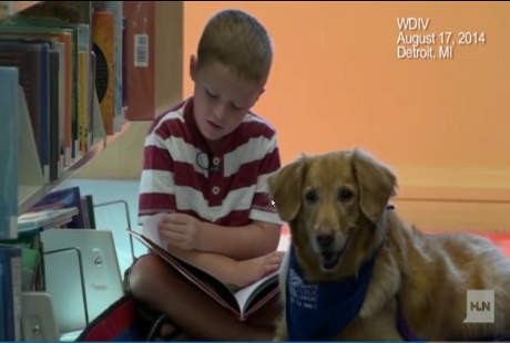 Perpustakaan Ini Sediakan Anjing untuk Teman Belajar Baca