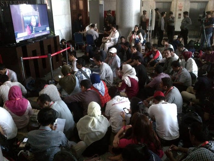 MK Gugurkan Dalil DPT yang Dipersoalkan Prabowo-Hatta