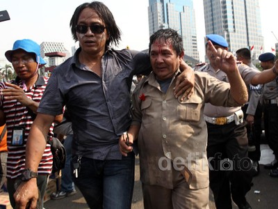 Pendukung Prabowo Diamankan Polisi