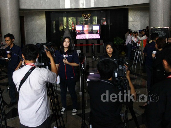 Ratusan Wartawan Padati Gedung MK