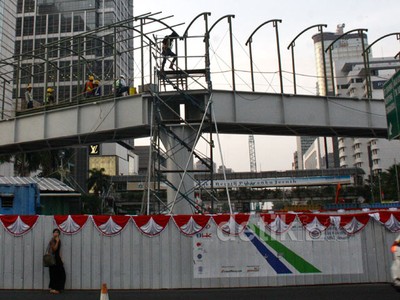 Proyek JPO di HI Dikebut