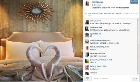 Inikah Kamar Pengantin Marissa Nasution?