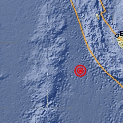 Gempa 5,1 SR Guncang Barat Laut Simeulue Aceh