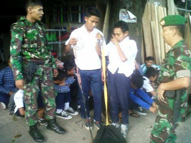 Bawa Sajam, Puluhan Siswa SMP Diamankan Polisi