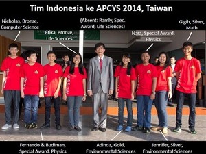 Sabet 8 Medali, Tim Pelajar RI Harumkan Indonesia di Kompetisi Sains Asia-Pasifik di Taiwan