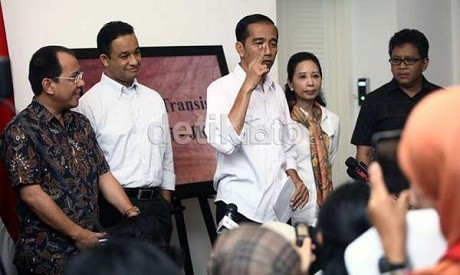 Jokowi Hadiri Acara Doa Bersama di Taman Ismail Marzuki