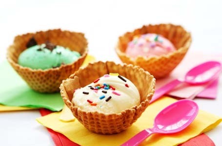 Nyam! Wadah Es Krim dari Biskuit dan Sereal Bikin Es Krim Makin Enak