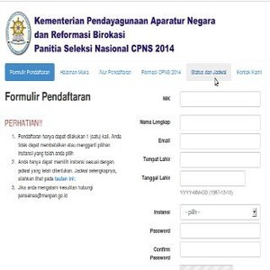Sempat Bermasalah, Situs Pendaftaran CPNS Online Akhirnya Bisa Dibuka