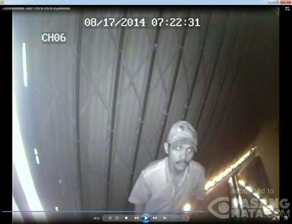 Ini Modus yang Dipakai Maling yang Wajahnya Terekam CCTV di Cinere