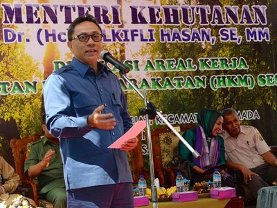 Menhut Zulkifli Hasan Kunjungan Kerja ke NTB