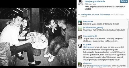 Ditanya Hubungannya dengan Pebalap Formula 3, Laudya Cynthia Bella Senyum