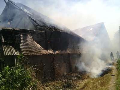 Gudang Kosong Terbakar Gara-gara Bakar Sampah